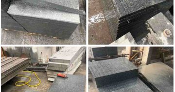 九江 芝麻黑地铺石材