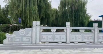 九江 芝麻灰桥栏杆、河道栏杆安装效果