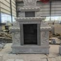 九江 芝麻灰高档墓碑、土墓，一套也支持定做