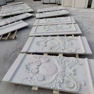 九江 芝麻白干挂雕花板