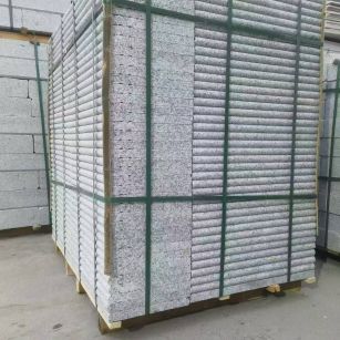 九江 芙蓉白3公分厚磨圆边、拉槽，楼梯踏步