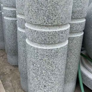 九江 芝麻白花岗岩挡车柱、隔离柱多少钱