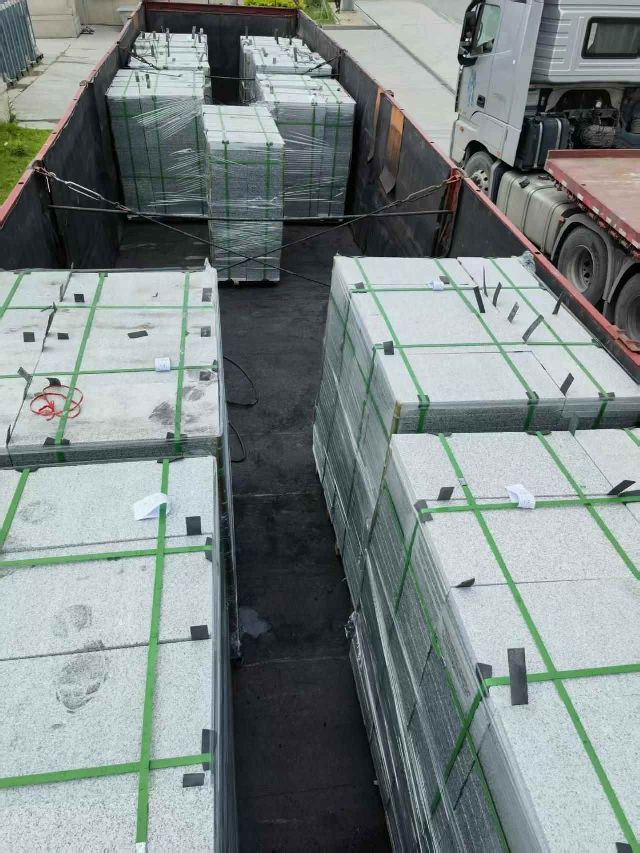 九江 芝麻白3公分火烧成品-发货