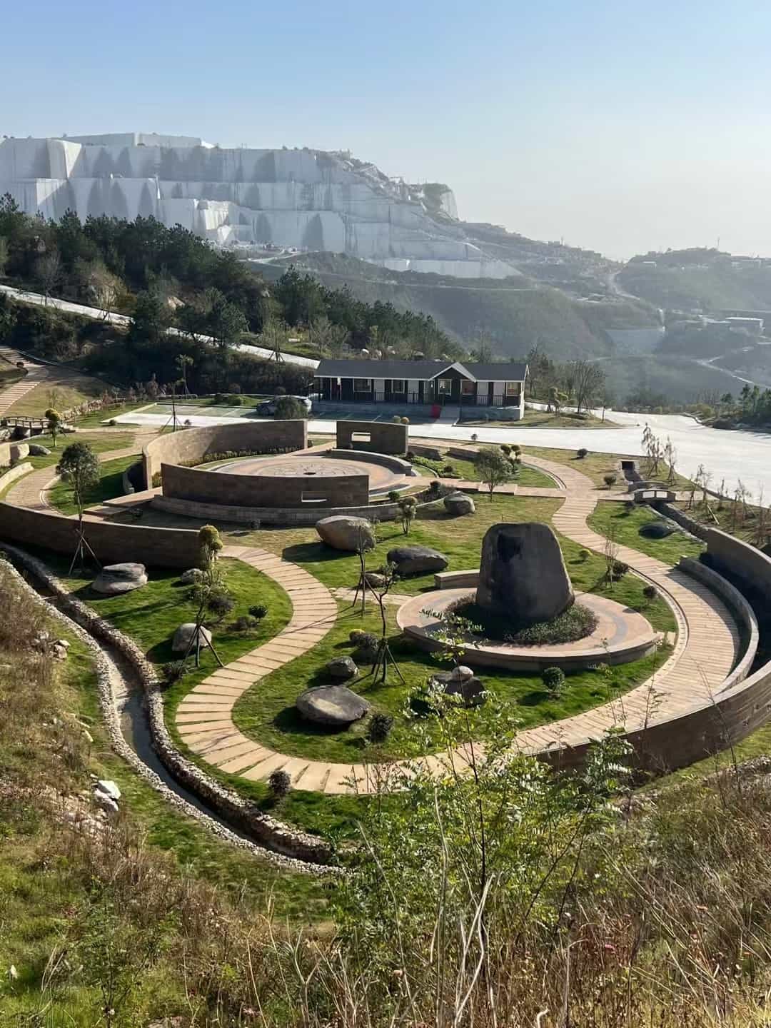 九江仿古石铺装整体效果