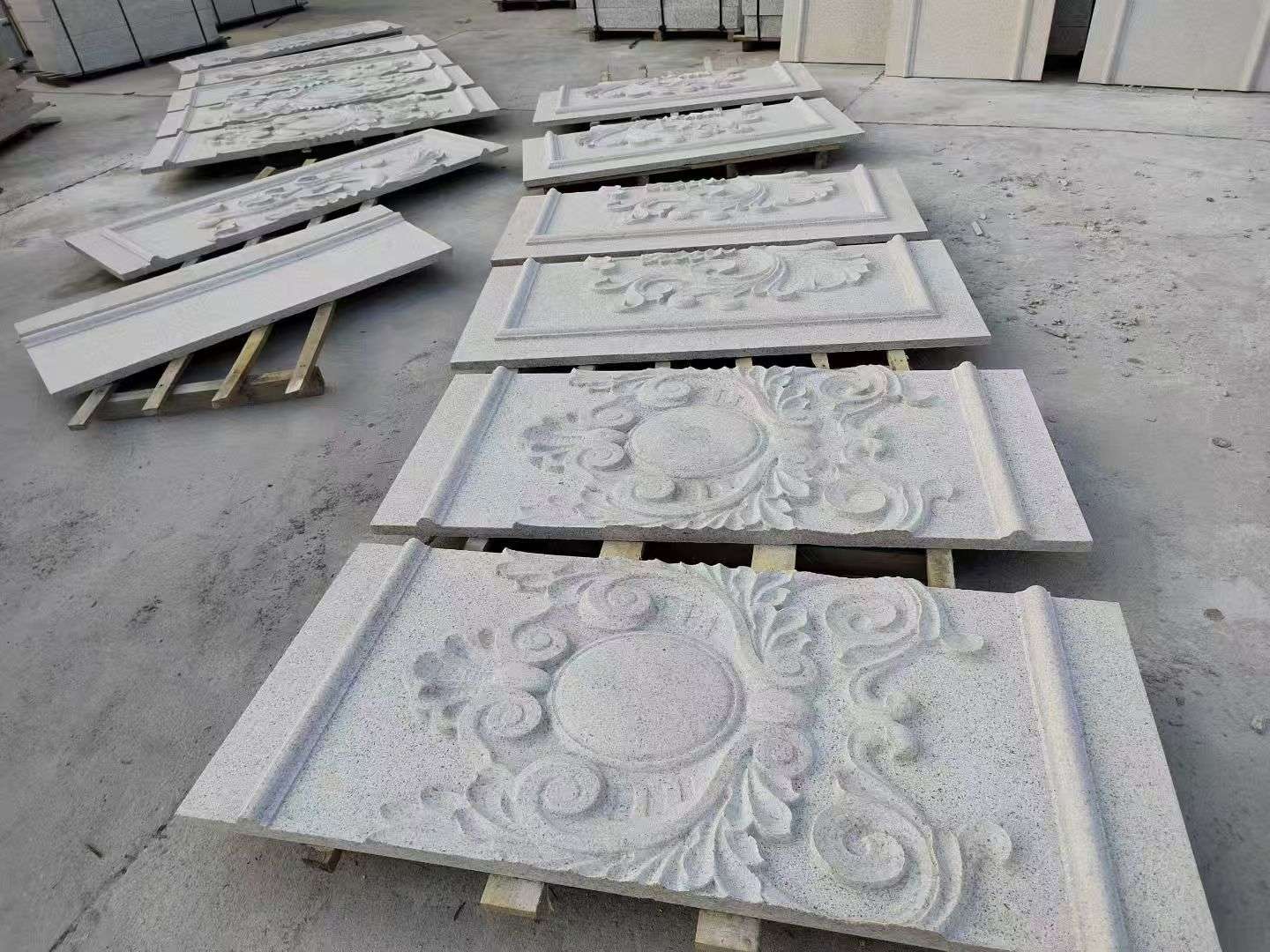 九江 芝麻白干挂雕花板