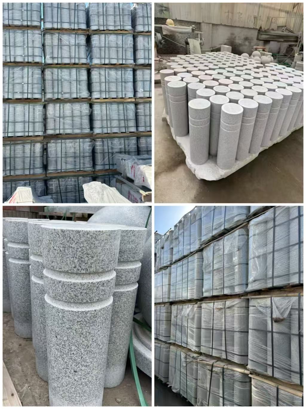 九江 芝麻白花岗岩挡车柱、隔离柱多少钱