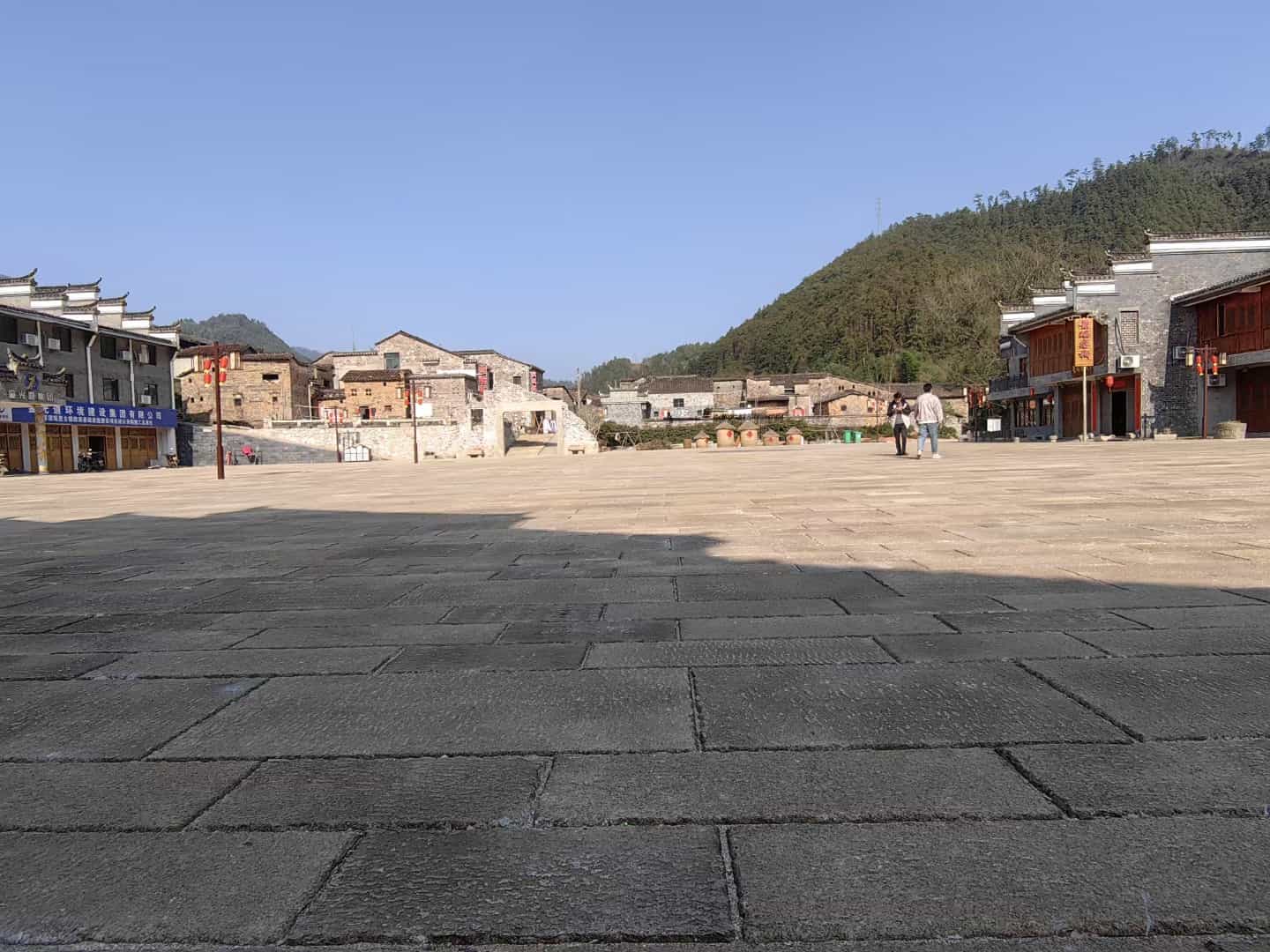 九江仿古石铺装效果