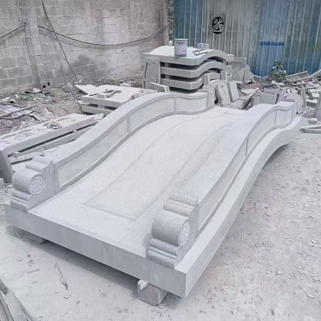 九江 芝麻灰花岗岩园林景观 小石桥