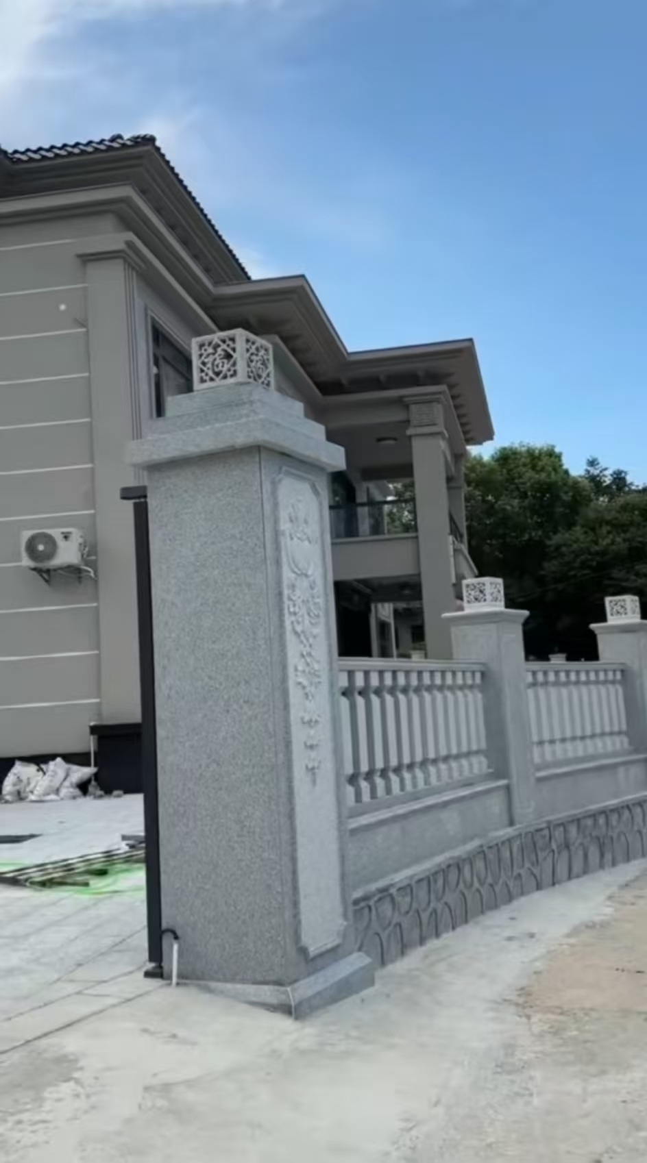 九江 芝麻白别墅围墙栏杆，私人订制