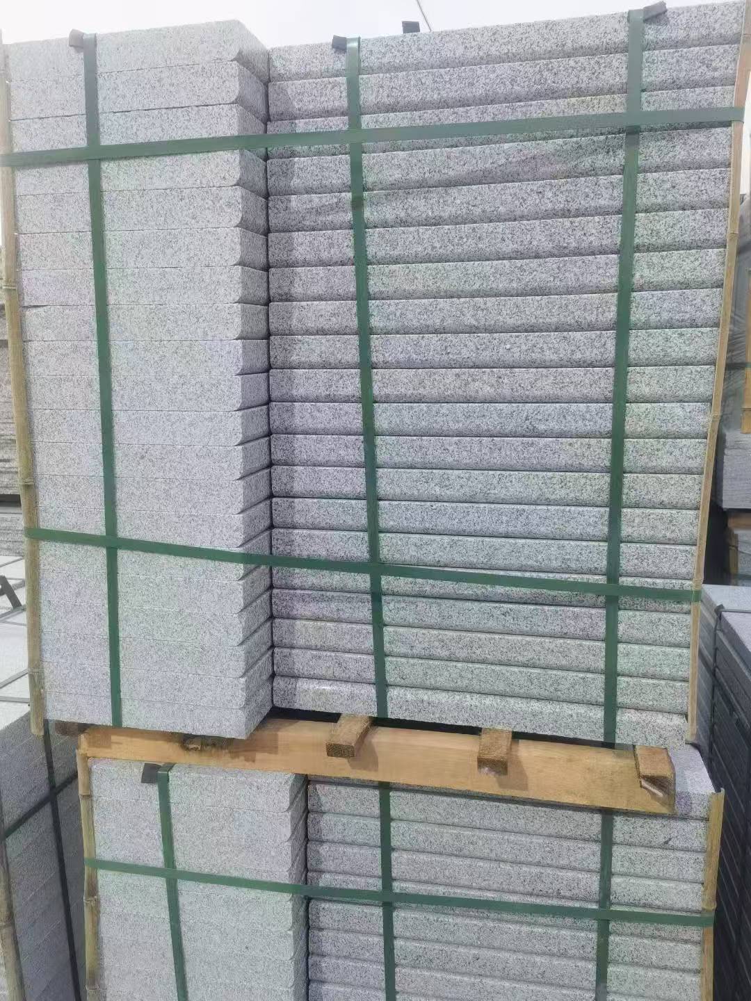 九江 5公分芝麻白，倒斜角，室外楼梯踏步