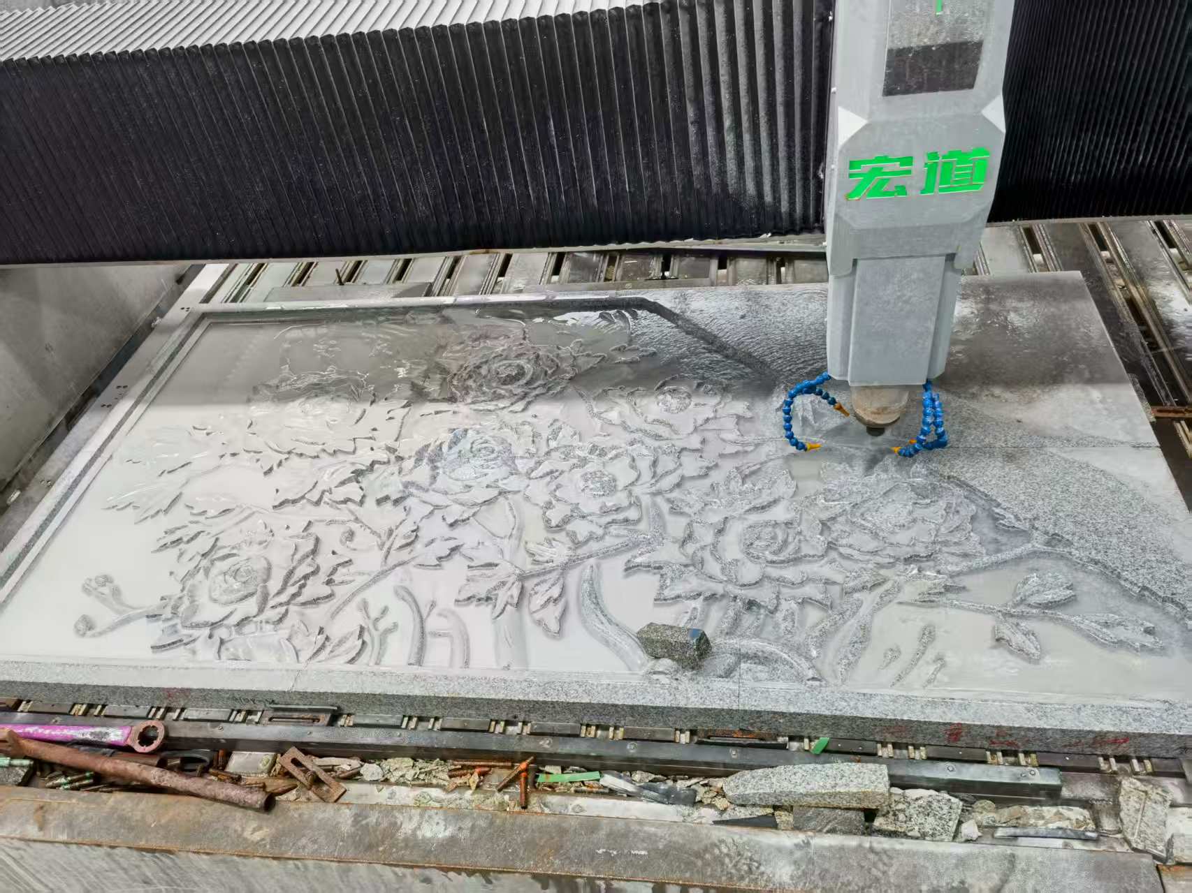 九江 别墅墙面石材雕刻