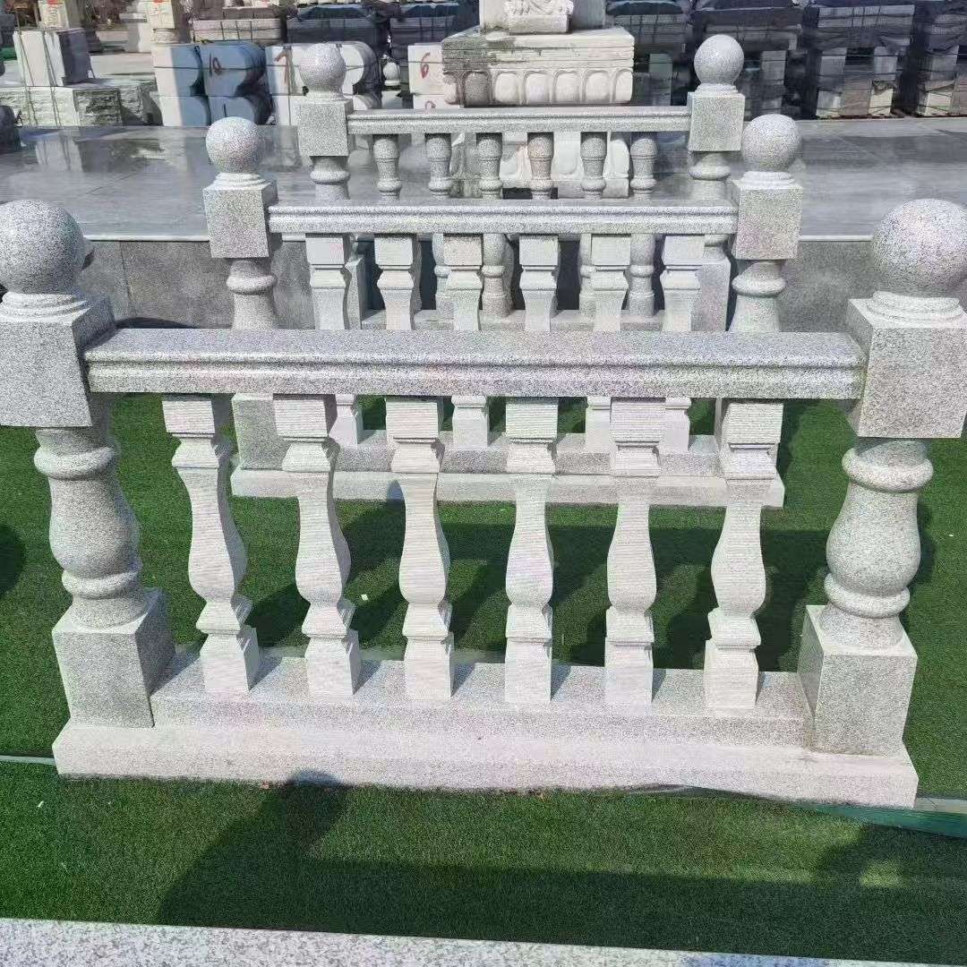 九江 别墅石材栏杆特写