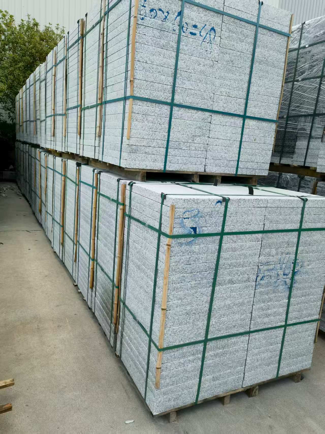 九江 大花芙蓉白火烧成品，市政园林广场地铺石